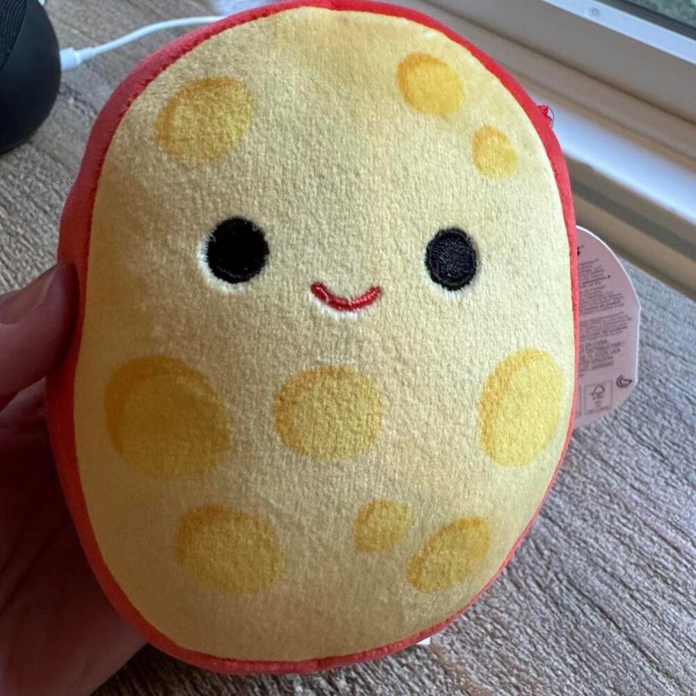 5 inch Squishmallows Mannon the Gouda Cheese Plush
